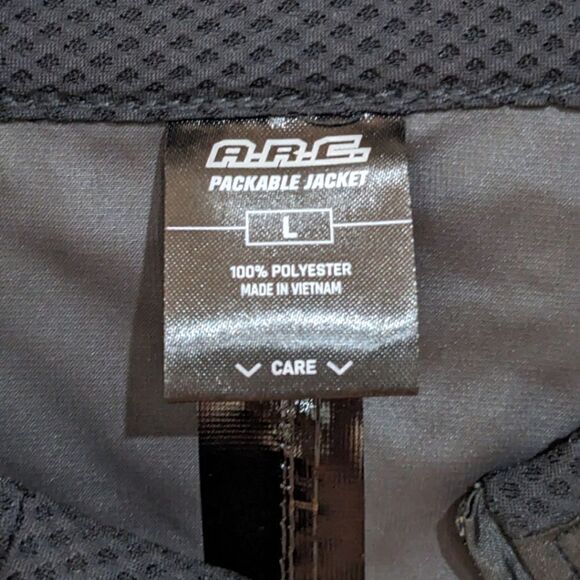 A.R.C Advanced Rider Coverage Men's Grey Packable Jacket Size L Backcountry - Picture 9 of 9